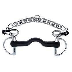 Kimberwick Bit w/port-rubber